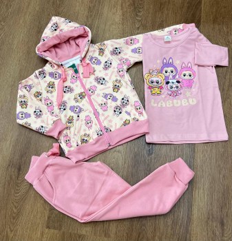 conjunto 3 piezas labubu